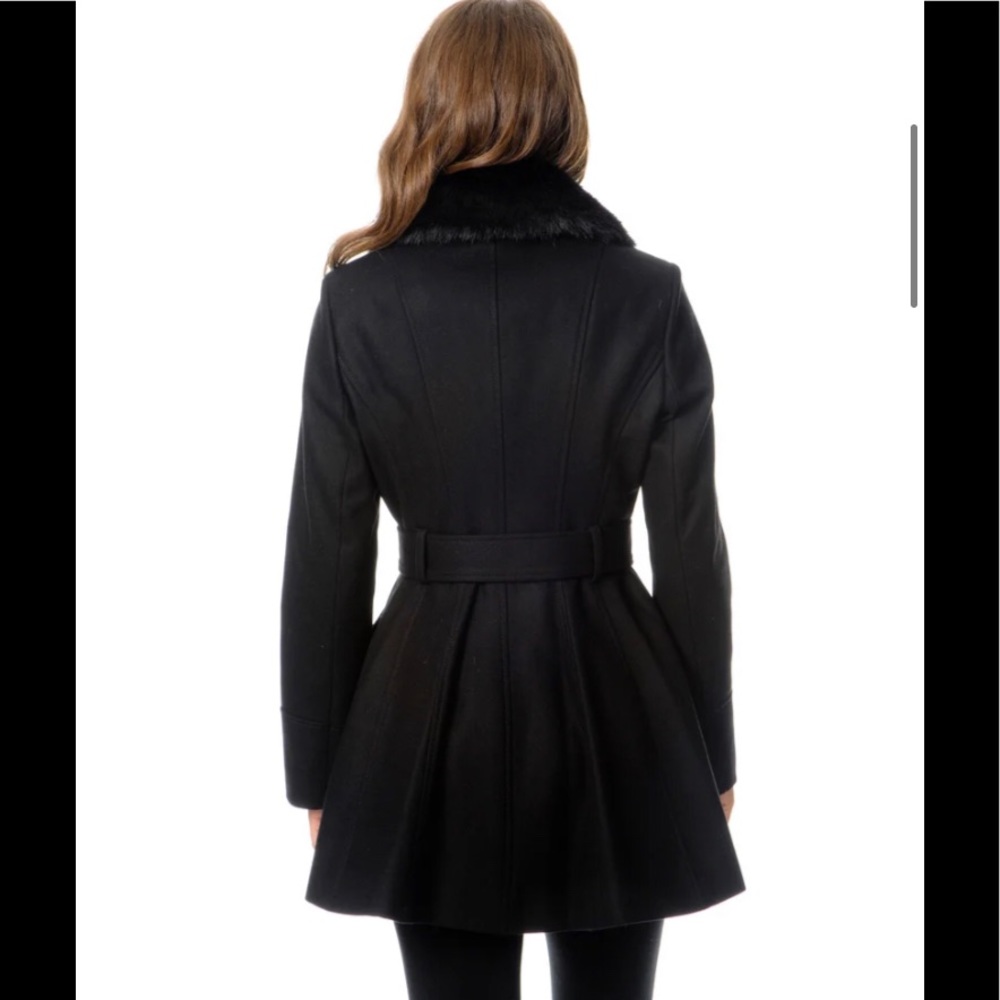 NWT, Laundry By Design Wool-blend Belted Coat plus - Picture 6 of 17